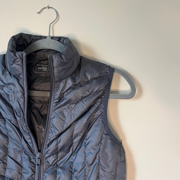 Be Inspired Silver/Gray Down Packable Vest - Picture 2 of 4
